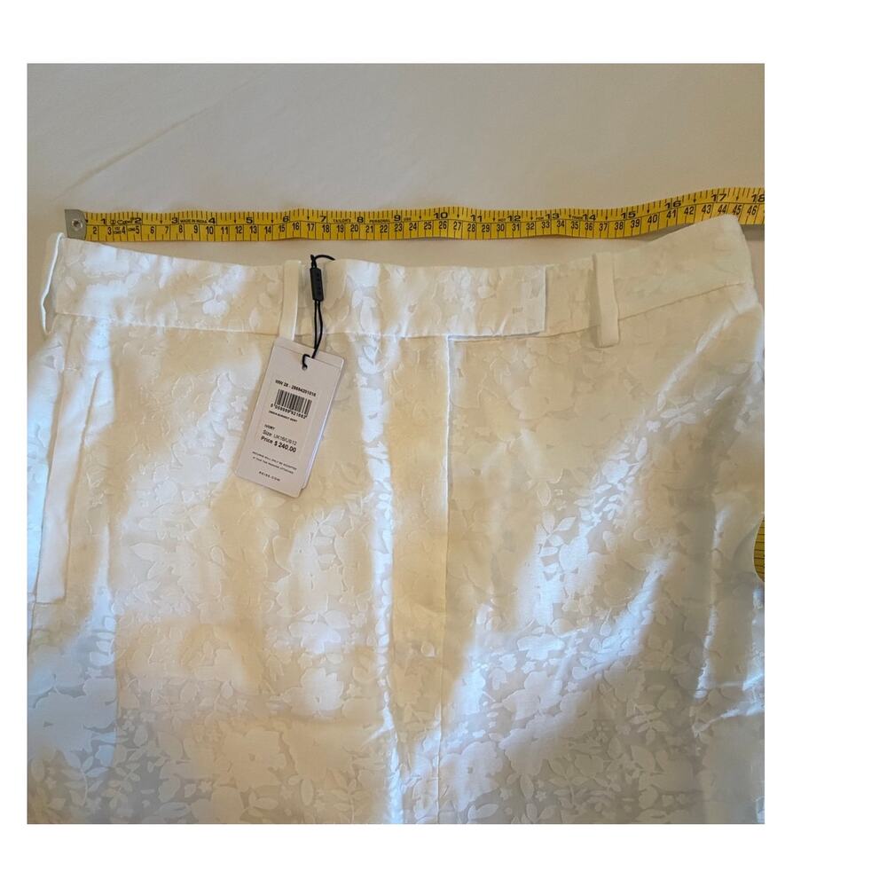REISS Denva Burnout Skirt in Ivory - Picture 11 of 13